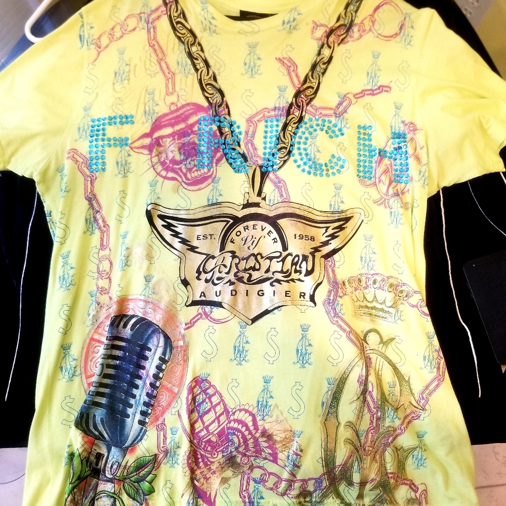 Christian audigier t shirt